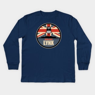 Royal Navy Lynx Kids Long Sleeve T-Shirt